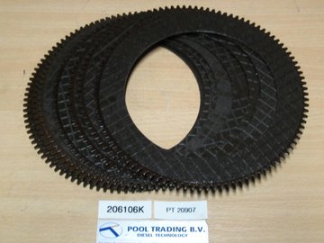 TWIN DISC MG-518-1 (CLUTCH FRICTION PLATE/206106K)