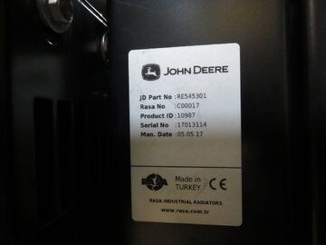 RASA (RADIATOR/50-65 KVA/RE545383/RE545487/RE545301)