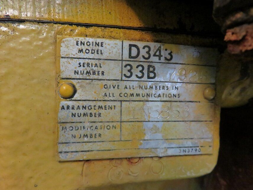 motor caterpillar d343